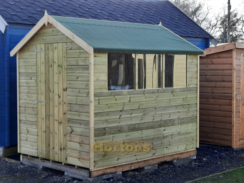 10ft x 8ft Shed - Apex Dalby - Click Image to Close