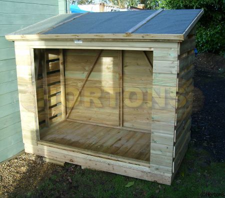 6x3ft Logstore extra strong pressure treated storage shed