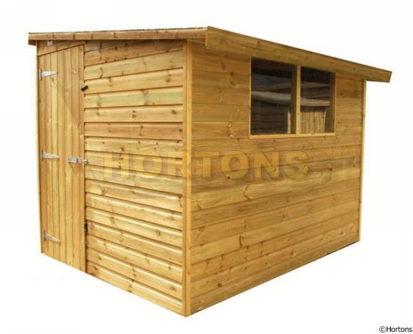 Pent roof extra strong pressure treated shed