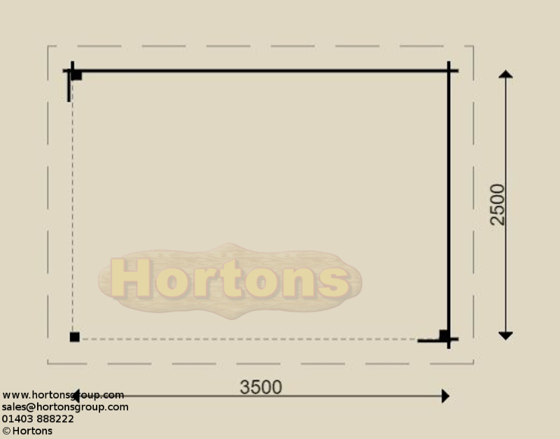 3.5m x 2.5m Garden Gazebo