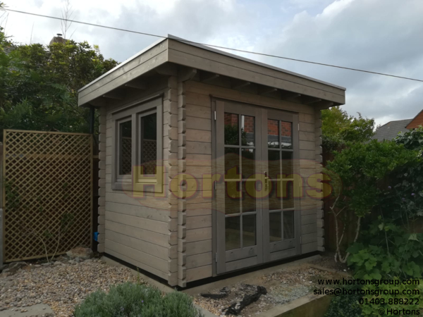 2.5m x 2.0m Garden Log Cabin Summehouse