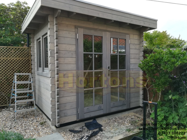 2.5m x 2.0m Garden Log Cabin Summehouse