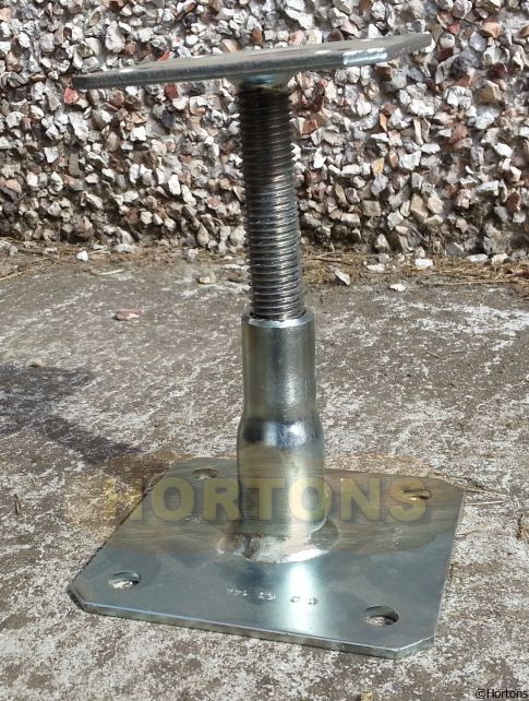 Adjustable heavy duty post anchor - Click Image to Close