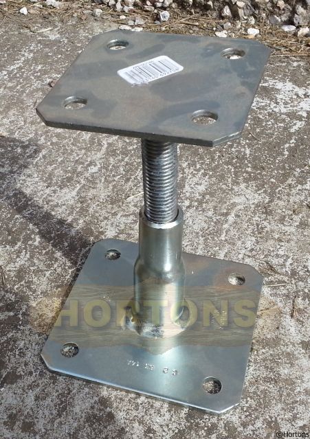 Adjustable heavy duty post anchor - Click Image to Close