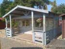 Surrey - 45mm Singleskin 5m x 6.8m log cabin