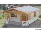 Surrey - 45mm Singleskin 5m x 6.8m log cabin