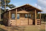 Surrey - 45mm Singleskin 5m x 6.8m log cabin