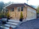 5x5 Dunstable 45mm log cabin