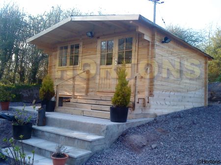 35mm Dunstable 5m x 5m Log Cabin