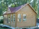 35mm Aspen Clockhouse 5.5m x 4m Log Cabin