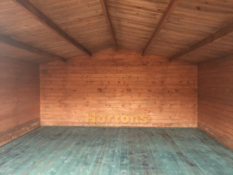 60mm Richmond 5.5m x 5.5m Log Cabin