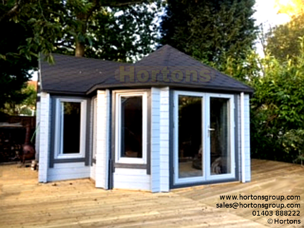 Middlesex 45mm - 6.0 x 4.9m garden cabin - Click Image to Close