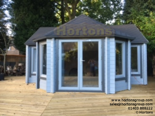 Middlesex 45mm - 6.0 x 4.9m garden cabin - Click Image to Close