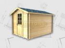 Wickford Log Cabin 45mm 2 x 3m