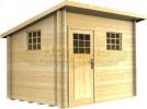 Alvin 28mm Log Cabin Shed 2.5 x 2m