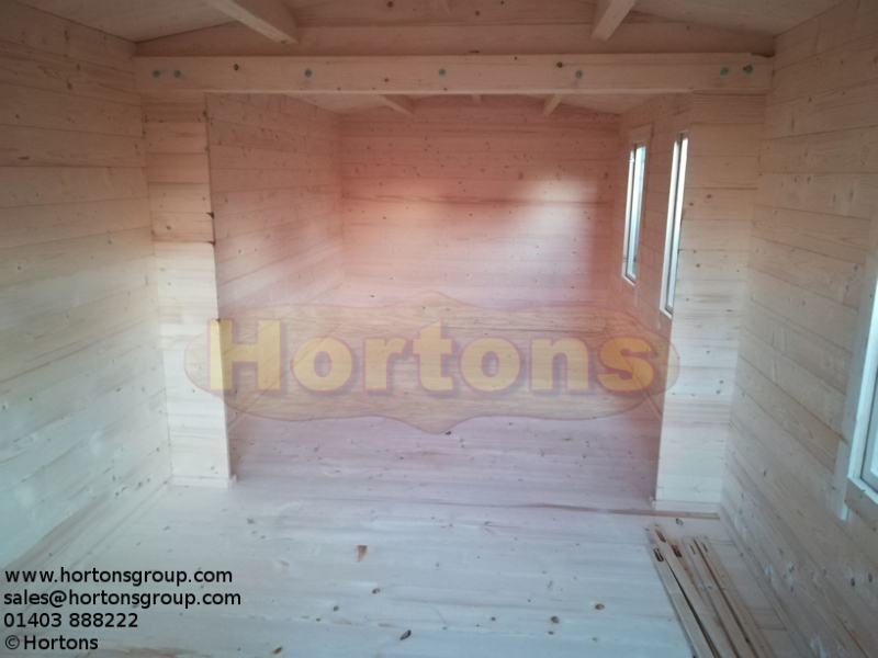 45mm Worthing 3x7m Log Cabin