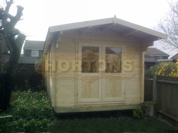 45mm Worthing 3x7m Log Cabin