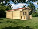 45mm Worthing 3x7m Log Cabin