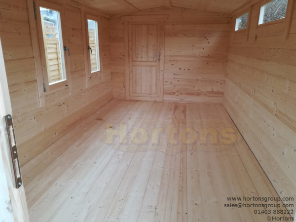 3x8m Sutton Log Cabin in 35mm logs