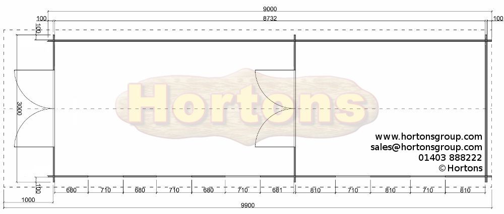 Glastonbury Twinskin 28 + 28mm 3.0 x 9.0m