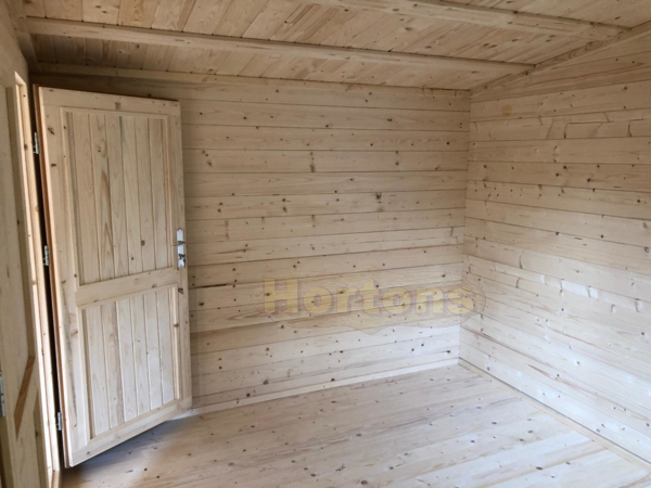 4m x 8m, 2 room Maldon log cabin - 45mm logs