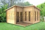 Alton 4 x 4 m Log Cabins