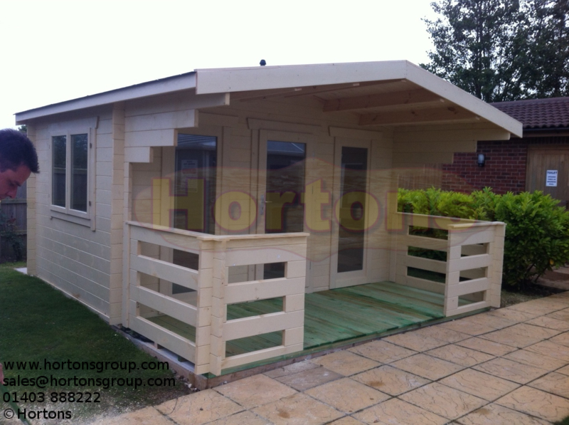 Bournemouth 45mm 4.0 x 3.0m Log Cabin - Click Image to Close