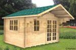 Rugby 4x3m Log Cabin - 35mm