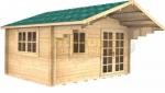 Rugby 4x3m Log Cabin - 35mm