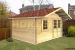 Seaford 28mm 4x4m Log Cabin