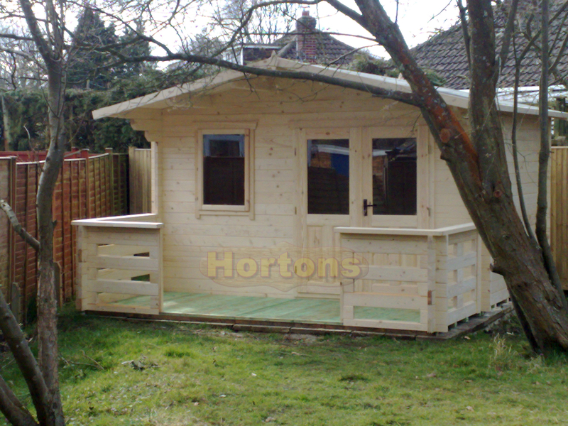 4m x 4m, 35mm Camberley Log Cabin