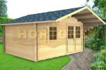 4m x 4m, 35mm Camberley Log Cabin