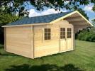 4m x 4m, 35mm Camberley Log Cabin