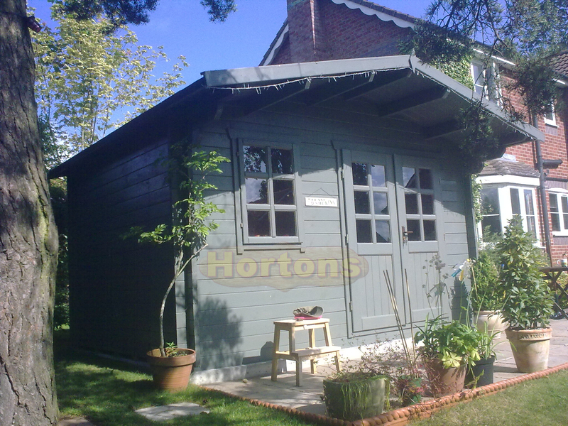 4m x 4m, 35mm Camberley Log Cabin