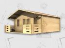 28mm Sevenoaks 5m x 5m Log Cabin