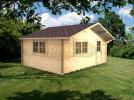 28mm Gloucester 5x4m log cabin