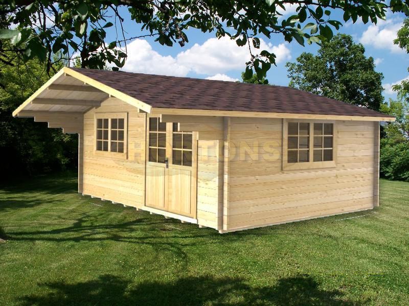 Lilly 28mm 5m x 4m log cabin