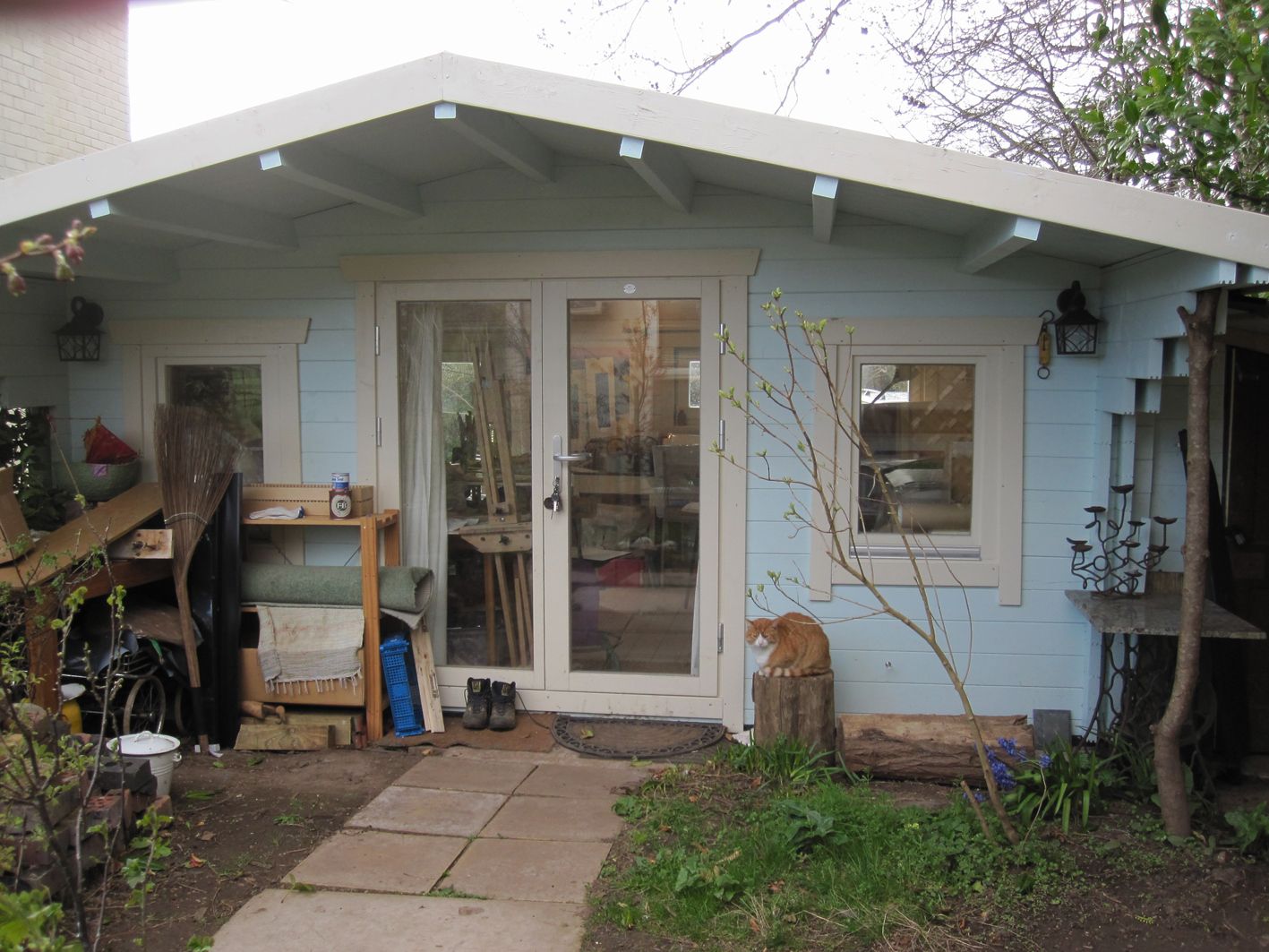 45mm Jasper 5m x 4m log cabin