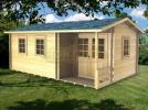 35mm Stafford 5.5m x 3.5m Log Cabin