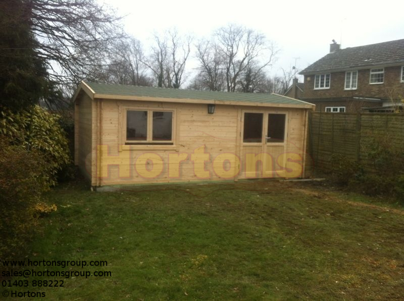 Aylesbury 45mm, 6x4m log cabin