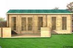 Basildon 45mm 7.5x4.5m Log Cabin