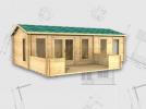 Basildon 45mm 7.5x4.5m Log Cabin