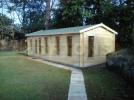 York 45mm 7.5m x 3.5m Log Cabin