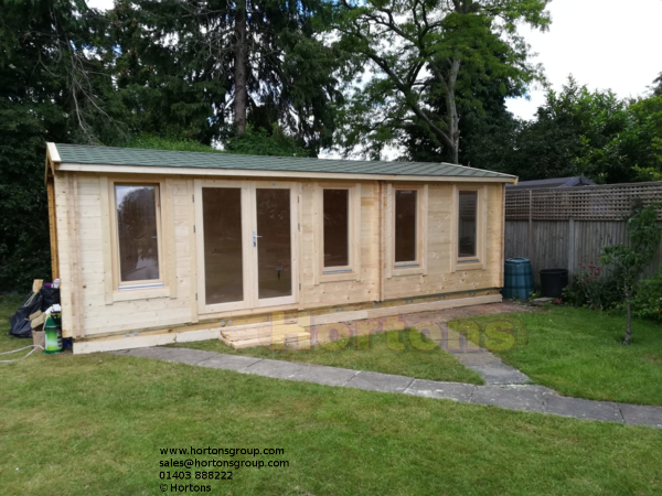 York 45mm 7.5m x 3.5m Log Cabin - Click Image to Close