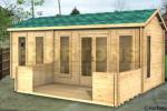 York 45mm 7.5m x 3.5m Log Cabin - Click Image to Close