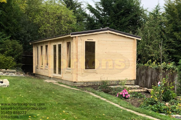 York 45mm 7.5m x 3.5m Log Cabin