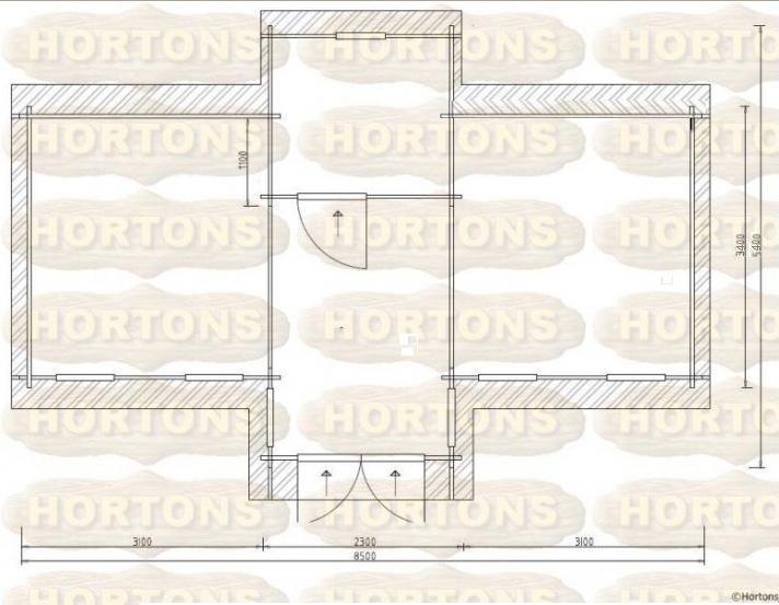 Birmingham Twinskin 45 + 45mm 8.5 x 5.4m