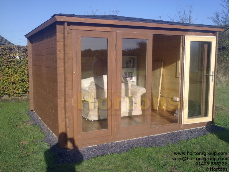 Kidderminster Twinskin 35 + 35mm 3.5x3.5m log cabin - Click Image to Close