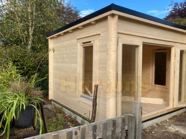 Kidderminster Twinskin 35 + 35mm 3.5x3.5m log cabin - Click Image to Close