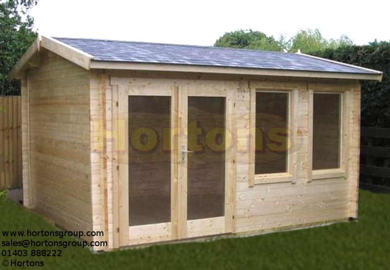 Andover 4.5x3.5m Log Cabin - 35mm wall thickness